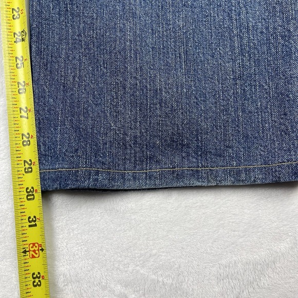 RALPH LAUREN Jeans Co Woodrow Straight Leg Denim Jeans Mens 36x30 Loose Wide Leg - Picture 13 of 14